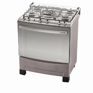 Fogão MUELLER Decorato Inox 5 Queimadores