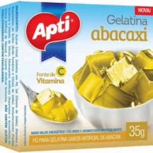 Gelatina Apti  Abacaxi 35g