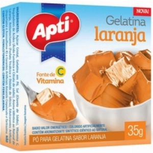 Gelatina Apti  Laranja 35g