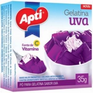 Gelatina Apti  Uva 35g