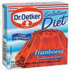 Gelatina em Pó DR. OETKER Diet Sabor Framboesa 12g