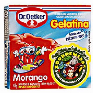 Gelatina em Pó DR. OETKER Sabor Morango 45g