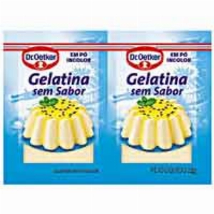 Gelatina em Pó DR. OETKER Sem Sabor Branca 2und 24g