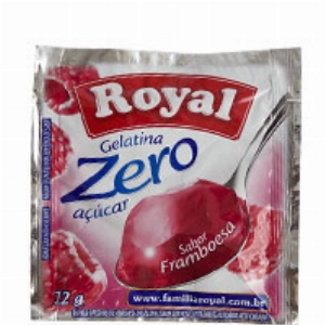 Gelatina em Pó ROYAL Zero Sabor Framboesa 12g