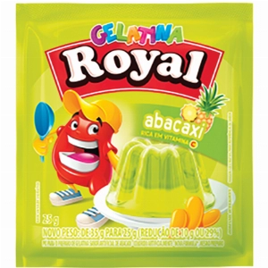 Gelatina Royal Abacaxi 25g