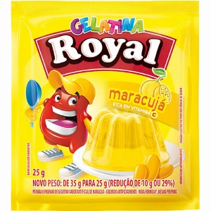 Gelatina Royal Maracujá 25g