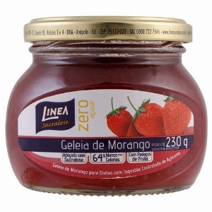 Geléia de Morango LINEA Zero Açúcar 230g