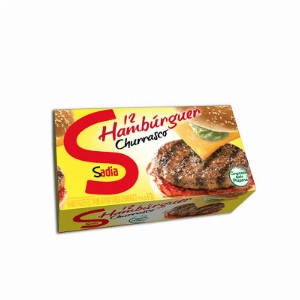 Hambúrguer Bovino SADIA Tempero de Churrasco 672g