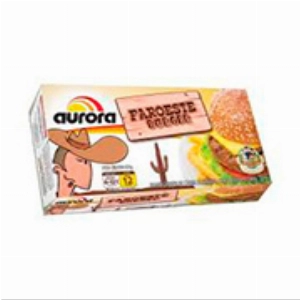 Hamburguer Faroeste Churrasco 672g Aurora Cai