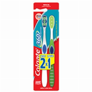 Kit Escova Dental COLGATE 360 Macia Leve 2 e Pague 1