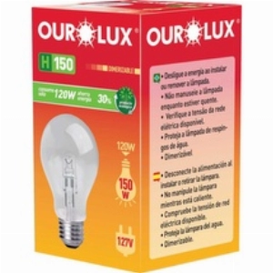 Lâmpada Ourolux Halogena Clara H150 120W 127V 1un