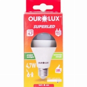 Lâmpada Ourolux Superled 4,7W Bivolt 6500K 1un