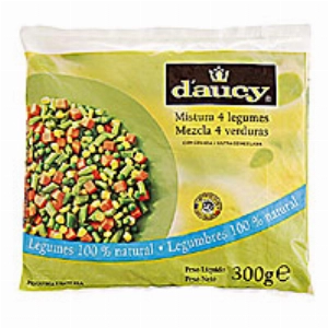 Legumes Congelados DAUCY Mistura 4 Legumes 300g