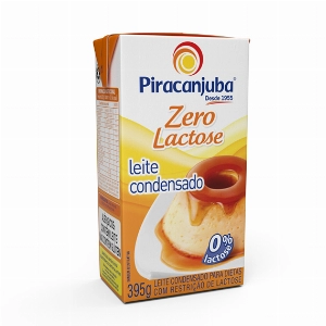 Leite Condensado PIRACANJUBA Zero Lactose Caixa 395g