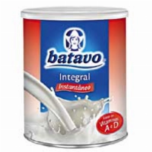 Leite em Pó Integral Instantâneo BATAVO  Lata 400g