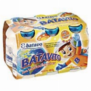 Leite Fermentado BATAVO Batavito Adoçado com Suco de Laranja 480g