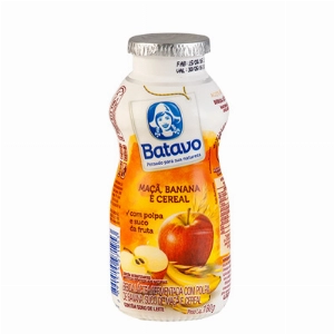 Leite Fermentado BATAVO Maça, Banana e Cereal 180g