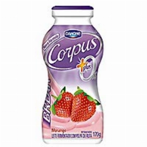 Leite Fermentado DANONE Corpus Light com Polpa de Morango 170g