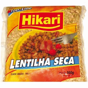 Lentilha Seca Hikari Pacote 500g