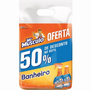 Limpador Mr Musculo Banheiro Refil 500ml