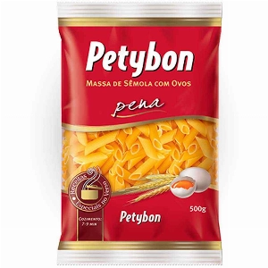 Macarrão com Ovos Pena PETYBON Pacote 500g