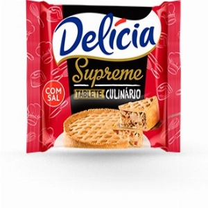 Margarina DELÍCIA SUPREME com Sal Tablete Culinário 400g com 4 Unidades