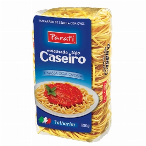 Massa De Semola Com Ovos Tipo Caseira Parati 500g