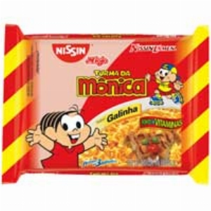 Massa Instantânea NISSIN Sabor Galinha Turma da Mônica 85g