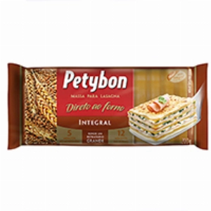 Massa Lasanha PETYBON Integral 200g