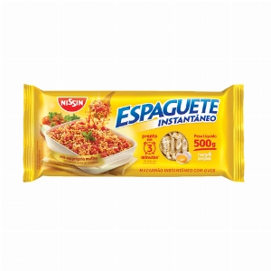 Massa Nissin Espaguete Instantâneo 500g 