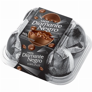 Mini Ovos de Páscoa LACTA Diamante Negro 140g