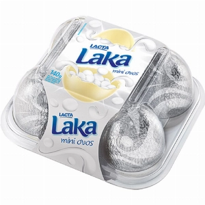 Mini Ovos de Páscoa LACTA Laka 140g