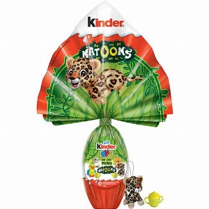 ovo de páscoa kinder ovo natoons ao leite com brinde 150g - ferrero