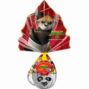 Ovo de Páscoa Kung Fu Panda c/ Caneca Ao Leite 150g - Exclusivo