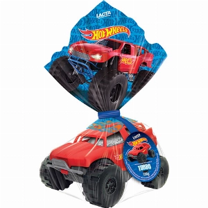 Ovo de Páscoa LACTA Hot Wheels Ao Leite com Brinde Carrinho Vermelho 100g