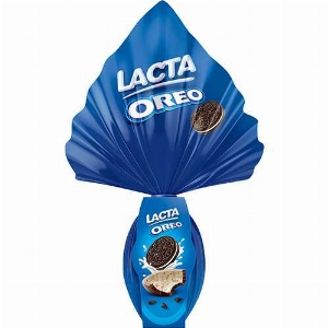 Ovo de Páscoa LACTA Oreo Ao Leite com Cookies 356g