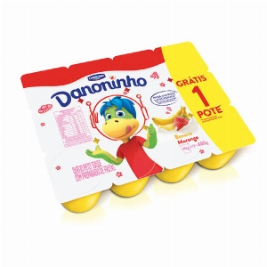 Petit Suisse Danoninho Morango e Banana 480g