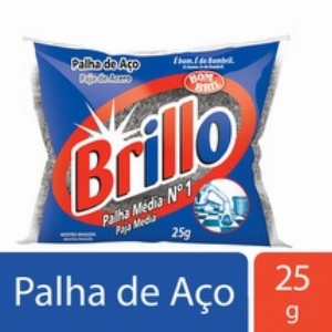 Palha de Aço Brillo  N.1 25g