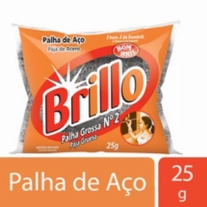 Palha de Aço Brillo  N.2 25g