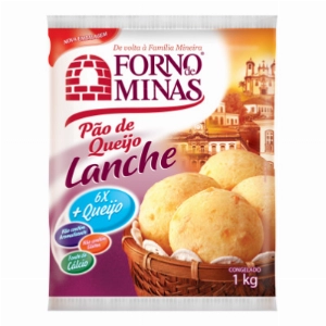 Pão de Queijo FORNO DE MINAS Tipo Lanche 1Kg