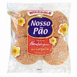 Pão para Hambúrguer com Gergelim WICKBOLD Nosso Pão 200g