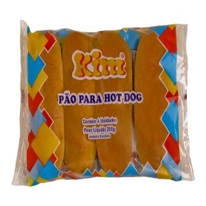 Pão para Hot Dog KIM 200g