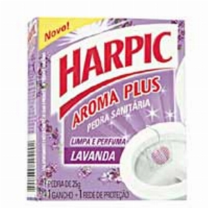 Pedra Sanitária com Rede Protetora HARPIC Lavanda 25g