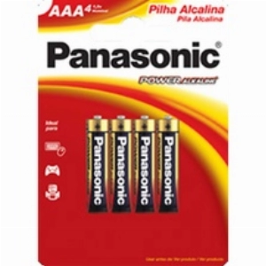 Pilha Panasonic Alcalina  4Un Palito Smasculino 4un