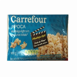 Pipoca de Microondas CARREFOUR Manteiga Light 100g