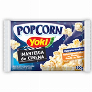 Pipoca de Microondas YOKI Manteiga de Cinema 100g