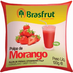 Polpa Brasfrut Morango 100g