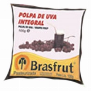 Polpa de Fruta BRASFRUT Integral Uva 100g