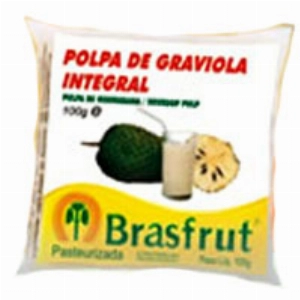 Polpa de Fruta Congelada BRASFRUT Integral Graviola 100g