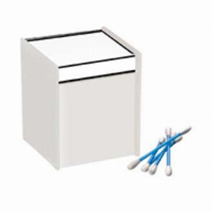 PORTA HASTE FLEXÍVEL ALGODÃO QUADRADO BRANCO BRINOX 1 UNIDADE